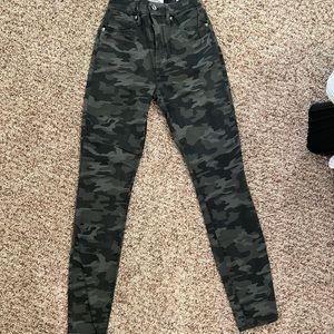 Good American camo jeans